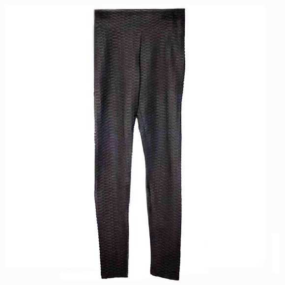 🌻🌻Honeycomb Leggings, Black, Size Medium - Picture 4 of 4